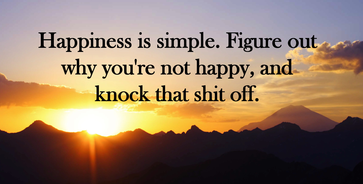 Happiness is Simple....